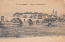 84 AVIGNON LE PONT SAINT BENEZET - Avignon (Palais & Pont)