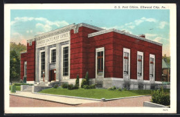 AK Ellwood City, PA, US Post Office  - Autres & Non Classés