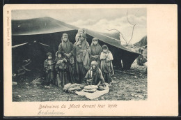 AK Moab, Bédouines Du Moab Devant Leur Tente, Beduinenfamilie  - Non Classificati