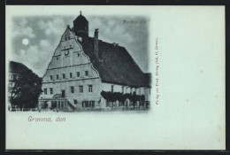 AK Grimma, Rathaus Am Marktplatz  - Grimma