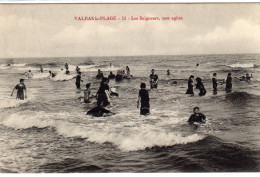 Valras Plage Les Baigneurs Mer Agitée - Autres & Non Classés