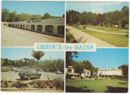 Gréoux-les-Bains : AUTOBIANCHI PRIMULA, CITROËN DS, 2CV, RENAULT 16 - Thermes Troclodytes - (France) - Toerisme