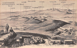 63-PANORAMA DES MONTS DOME ET DES MONTS DORE-N°C-4355-E/0063 - Other & Unclassified