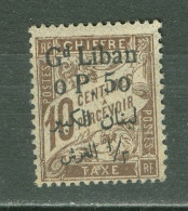 Grand Liban   Taxe 6  *  TB  - Postage Due