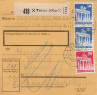 BiZone Paketkarte 1948: Tschirn Nach Haar B. München - Briefe U. Dokumente