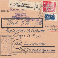 BiZone Paketkarte 1948: Kassel-Wilhelmshöhe Nach Louisenthal, Selbstbucher - Covers & Documents