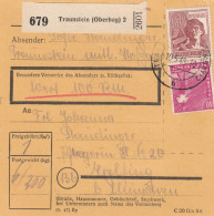 Paketkarte 1948: Traunstein Nach Eglfing, Wert 100 RM - Lettres & Documents
