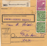 Paketkarte 1946: Moosburg Nach Feilnbach  - Brieven En Documenten