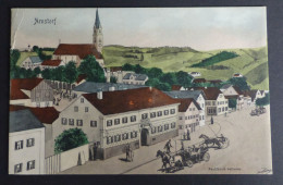 ARNSTORF Gasthof Zur POST Osterhofen Vilshofen Dingolfing  Um 1910 #AK6340 - Vilshofen