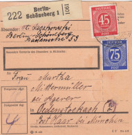 Paketkarte 1947: Berlin-Schöneberg Nach Ödenstockach Bei München - Lettres & Documents