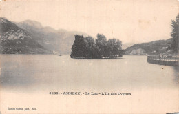 74-ANNECY LE LAC L ILE DES CYGNES-N°T5195-A/0153 - Annecy