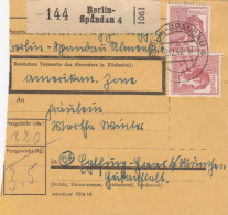 Paketkarte 1947: Berlin-Spandau Nach Haar Eglfing B. München - Briefe U. Dokumente
