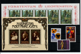 Einige Postfrische Marken Liechtenstein - Autres & Non Classés