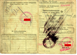 GG: Tabakanbaukonzession Czyzyny/Miechow 1944 - Documents Historiques