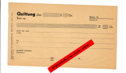 GG: Blanko Quittungsbeleg 1942 - Historische Dokumente