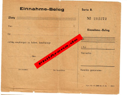 GG: Blanko Einnahme Beleg, Generalgouvernement 1943 - Historische Dokumente