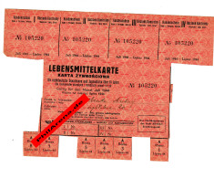 GG Lebensmittelkarte  Krakau 1943/1944 - Historical Documents