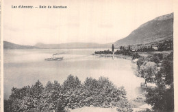 74-LAC D ANNECY BAIE DE MENTHON-N°5194-H/0295 - Andere & Zonder Classificatie