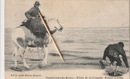 Coxyde-Banis, Koksijde, Oostduinkerke, Peche De La Crevette, 2 Scans - Koksijde