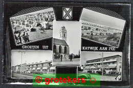 KATWIJK AAN ZEE Groeten Uit 5-luik 1963 - Katwijk (aan Zee)
