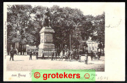 DEN HAAG Plein 1901 Veel Volk Politieagent - Den Haag ('s-Gravenhage)