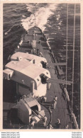 CARTE PHOTO CROISEUR ITALIEN MONTECUCCOLI - Warships