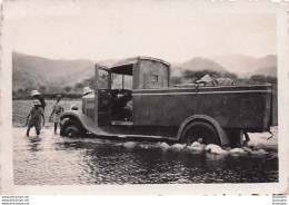 FIAT 621 AOI  PISTE DE GONDA  ARMEE ITALIENNE PHOTO ORIGINALE  9 X 6 CM - Guerre, Militaire