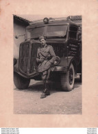 BALKANS 1941 AUTO ARMEE SECOURS ROUTIER ARMEE ITALIENNE PHOTO ORIGINALE 11 X 8.50 CM - Guerre, Militaire