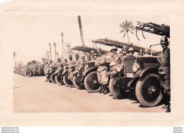 TRIPOLI VEHICULES SPA 25 ET POMPIERS ARMEE ITALIENNE PHOTO ORIGINALE 11.50 X 8 CM - Guerre, Militaire