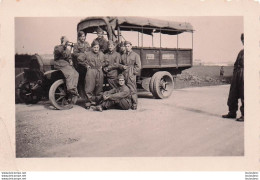 FIAT 18 BLR EN 1941  ARMEE ITALIENNE PHOTO ORIGINALE  9.5 X 6 CM - Guerre, Militaire