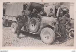 FIAT 18 BLR  ET SPA 25 C   ARMEE ITALIENNE PHOTO ORIGINALE 9 X 6 CM - Guerre, Militaire