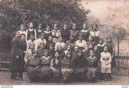 CARTE PHOTO  JEUNES FILLES ADOS ECOLES - Zu Identifizieren