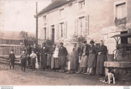 CARTE PHOTO LE TEXTE CITE UN PROCHE DEPLACEMENT A CHALON - Autres & Non Classés