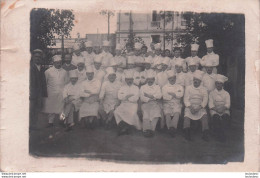 CARTE PHOTO GROUPE DE CUISINIERS - To Identify