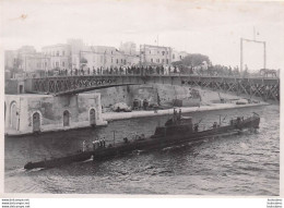 SOUS MARIN CLASSE BANDIERA LE LUCIANO MANARA  ARMEE ITALIENNE PHOTO ORIGINALE  17 X 12 CM R1 - Boats