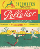 BUVARD & BLOTTER - BISCOTTE PELLETIER - Romainville - Série Sport - N°27 - Le Football - Autres & Non Classés