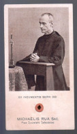 ANTICO SANTINO CON RELIQUIA  -  BEATO MICHELE RUA  - HOLY CARD - IMAGE PIEUSE   (H912) - Devotion Images