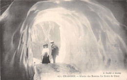 74-CHAMONIX GLACIER DES BOSSONS-N°T5195-H/0317 - Chamonix-Mont-Blanc