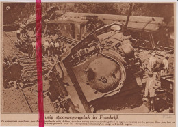 Achères - Accident Train Trein - Orig. Knipsel Coupure Tijdschrift Magazine - 1926 - Non Classés