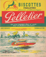 BUVARD & BLOTTER - BISCOTTE PELLETIER - Romainville - Série Sport - N°28 - Le Hors Bord - Autres & Non Classés