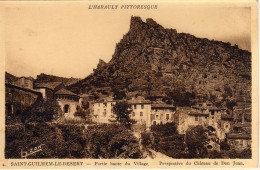 St Saint Guilhem Le Desert Partie Haute Du Village - Autres & Non Classés