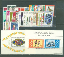 RFA  Année Complete  1976  * *  TB  à 15 % De La Cote  - Unused Stamps