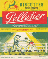 BUVARD & BLOTTER - BISCOTTE PELLETIER - Romainville - Série Sport - N°31 - La Boxe - Autres & Non Classés