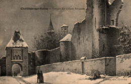 N°3990 W -cpa Chatillon Sur Seine -vestiges Des Anciens Remparts- - Chatillon Sur Seine