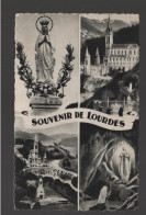CPA - 65 - Souvenir De Lourdes - Multi-Vues - Circulée En 1952 - Lourdes