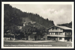 AK Ramsau-Berchtesgaden, Hocheck Am Eingang Zur Wimbachklamm, Alpengaststätte  - Berchtesgaden