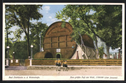 AK Bad Dürkheim A. D. Weinstrasse, Das Grösste Fass Der Welt  - Bad Duerkheim