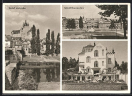 AK Diez / Lahn, Schloss Oranienstein, Hotel Oranien, Brücke  - Diez