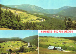 PEC POD SNEZKOU, KRKONOSE, GIANT MOUNTAINS, MULTIPLE VIEWS, ARCHITECTURE, CZECH REPUBLIC, POSTCARD - Czech Republic