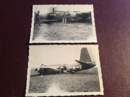 Lot Photos 6 X 9 . Avion A Terre A Identifier / WW2 ? - Aviation